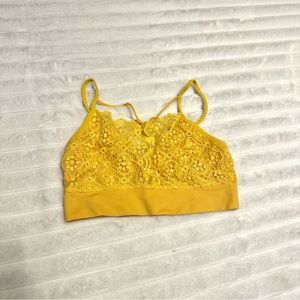 yellow bralette